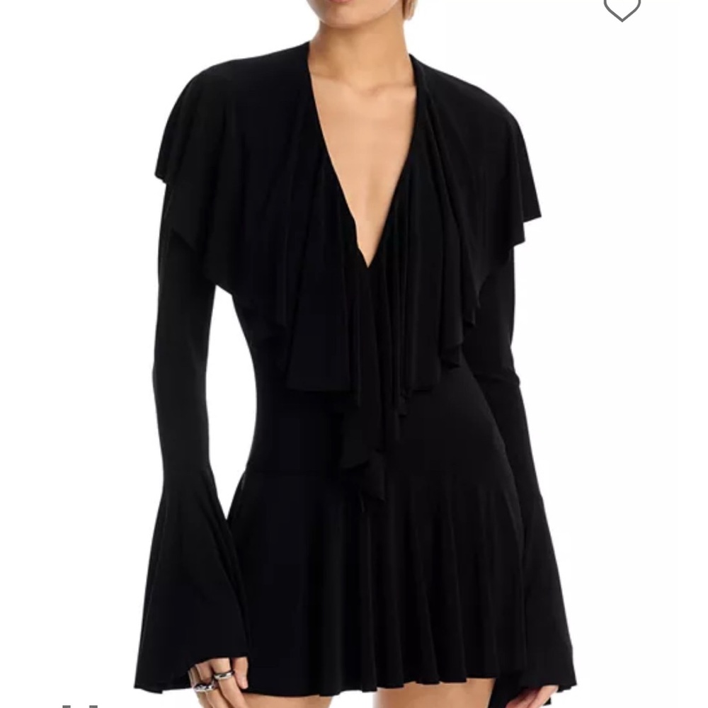 Norma Kamali Black Mini Dress